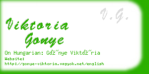 viktoria gonye business card